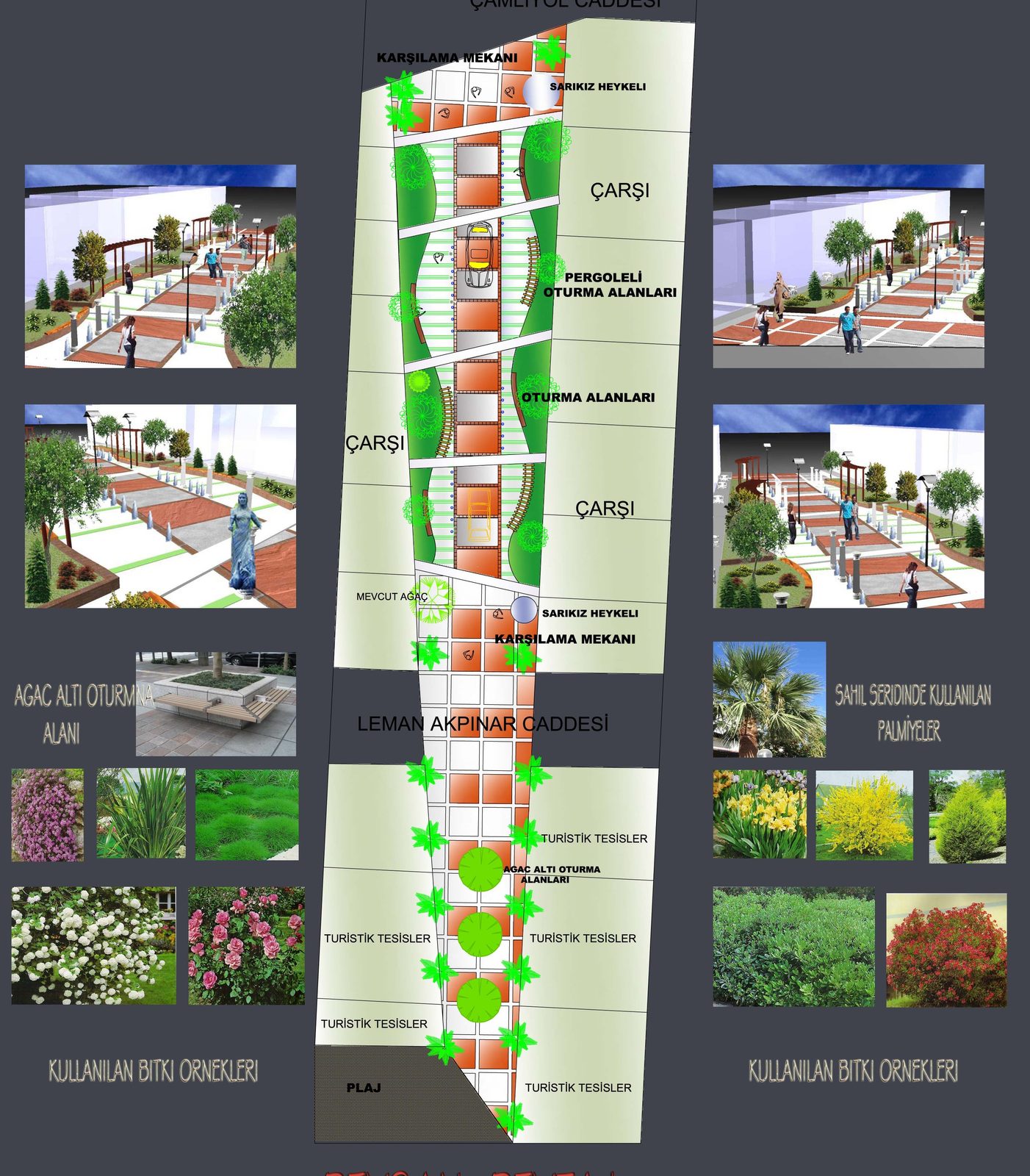 Belediye Parkı ve Dinlenme Meydanı Peyzajı